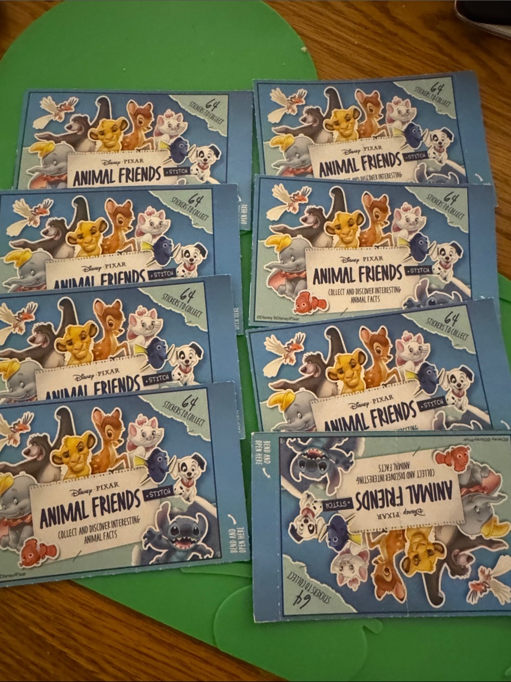 Disney collector stickers pack of 8 NWT loblaws Shoppers